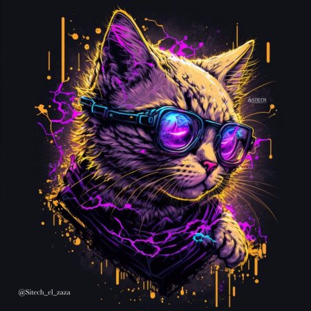 Граффити кошка