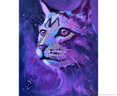 Космический кот арт