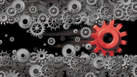 Шестерни механизм