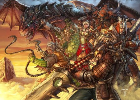 Охотник на монстров арт фэнтези ДНД