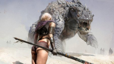 Девушка с копьем