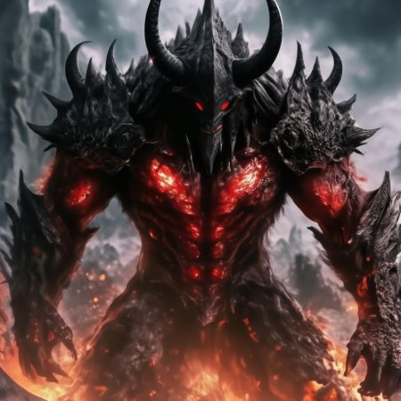 Огромный демон