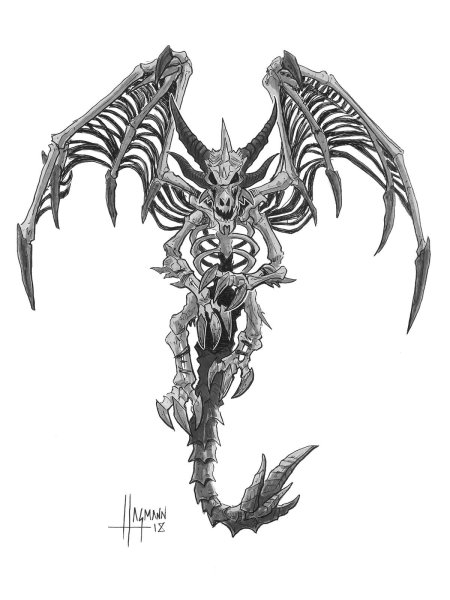 Драконы эскиз