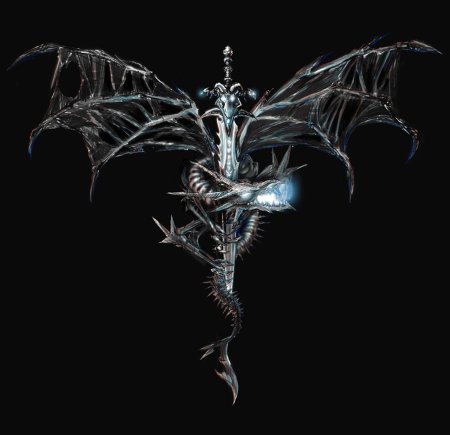 Дракон с мечом