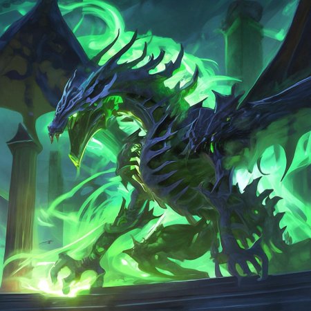 Скелет дракон