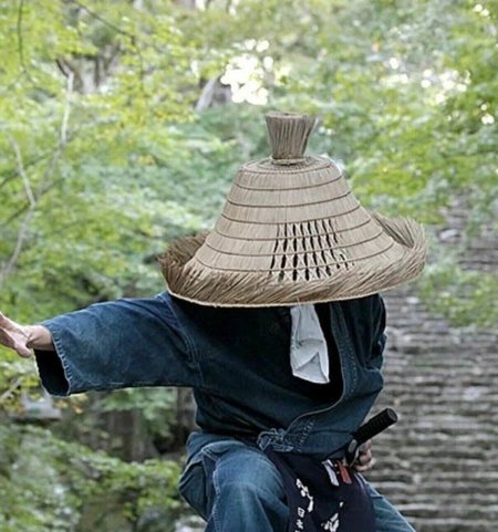 Японская шляпа амигаса