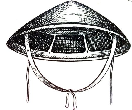 Амигаса головной убор самурая