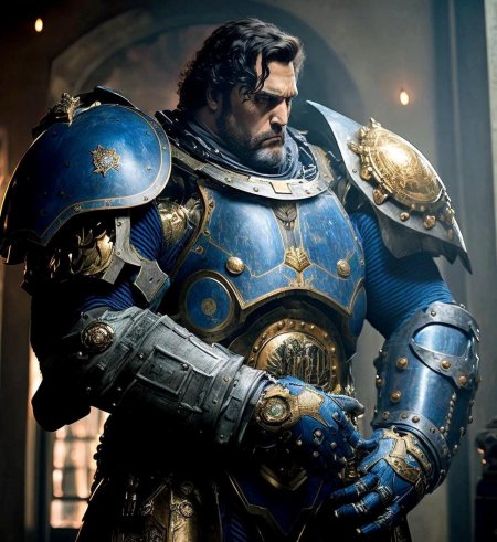 Генри Кавилл вархаммер 40000 нейросеть