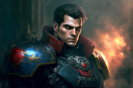 Генри Кавилл вархаммер 40000 нейросеть