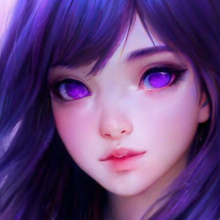 Аниме лицо девушки