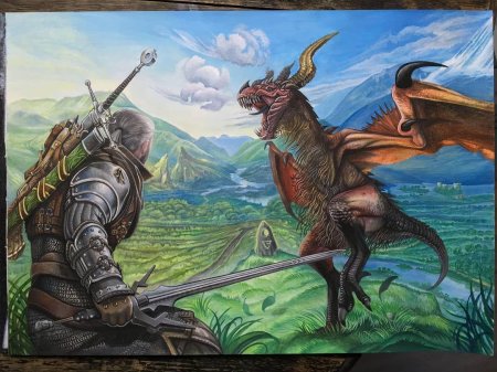 Королевская виверна Ведьмак