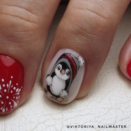 Маникюр новогодние