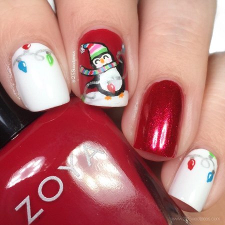 Маникюр новогодние
