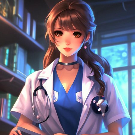 Девушка доктор