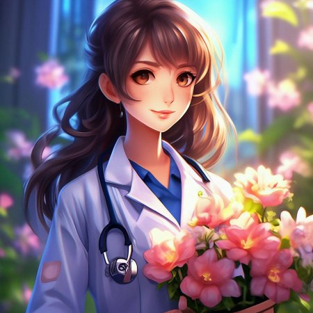 Аниме врач девушка
