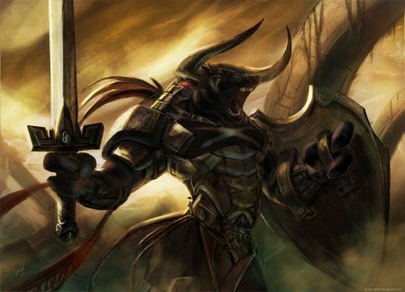 Минотавр Паладин арт