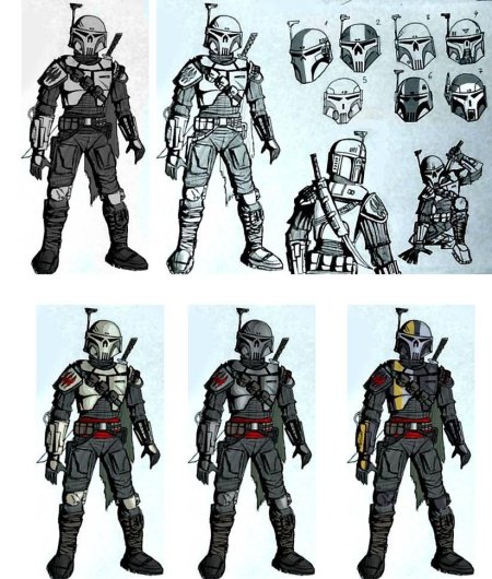 Наемник-Мандалорец арт