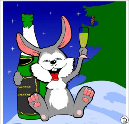 Новогодний заяц