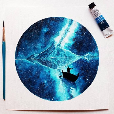 Рисование космос