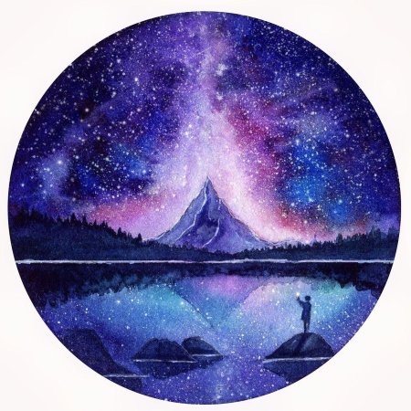 Пейзаж в круге