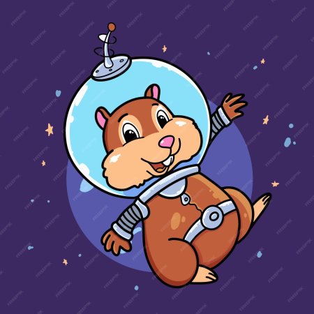 Хомяк космонавт