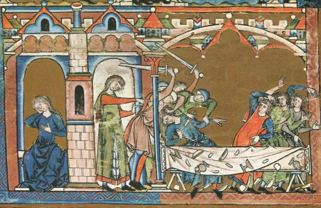 Библия Мациевского книжная миниатюра