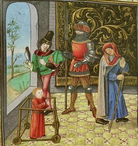 Средневековая миниатюра 14 века