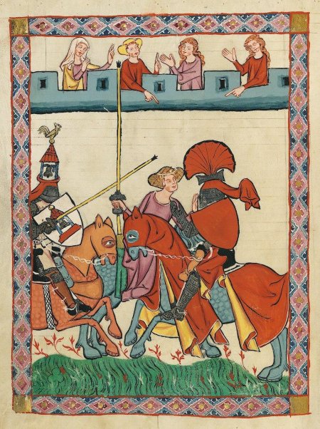 Средневековая миниатюра Манесский кодекс