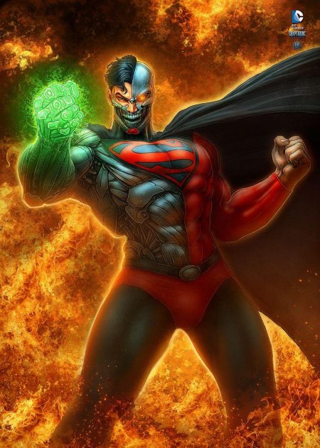 Супермен киборг DC Comics