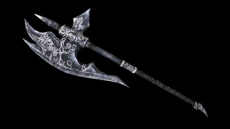 Эбонитовая секира скайрим