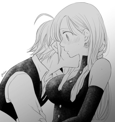 Семь смертных грехов Мелиодас и Элизабет +18