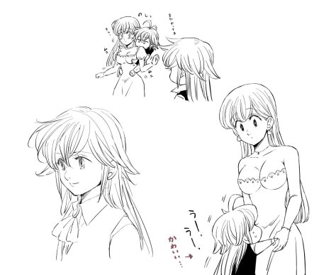 Слив Элизабет аниме