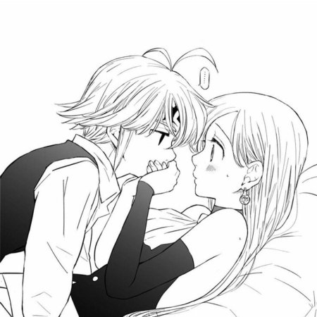 Семь смертных грехов Мелиодас и Элизабет +18