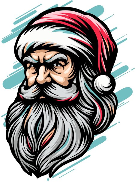 Брутальный дед Мороз