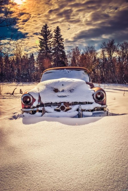 Машина зима