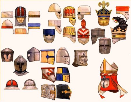 Тевтонский шлем топфхельм