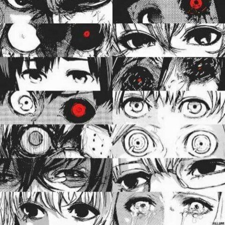 Токийский гуль глаза Манга