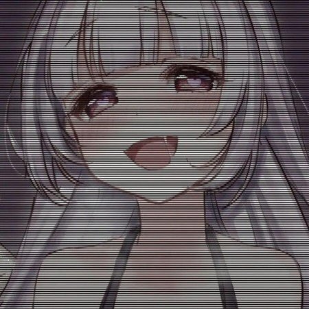 Глитч аниме ахегао