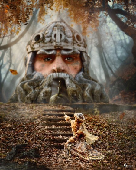 Голова богатыря из Руслана и Людмилы