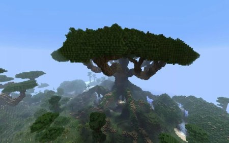 Джунглевое дерево майнкрафт