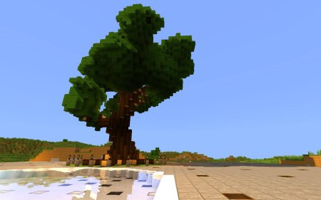 Minecraft тропическое дерево