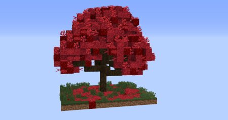 Декоративные деревья в МАЙНКРАФТЕ