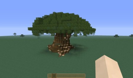 Огромное дерево в МАЙНКРАФТЕ