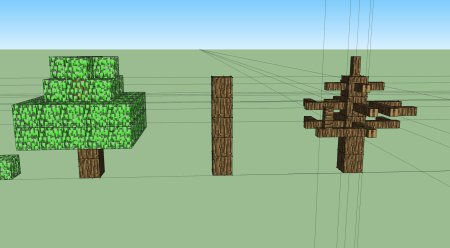 Дерево из МАЙНКРАФТА
