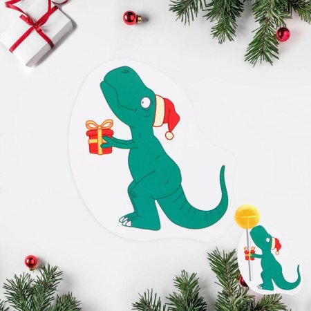 С новым годом динозавр