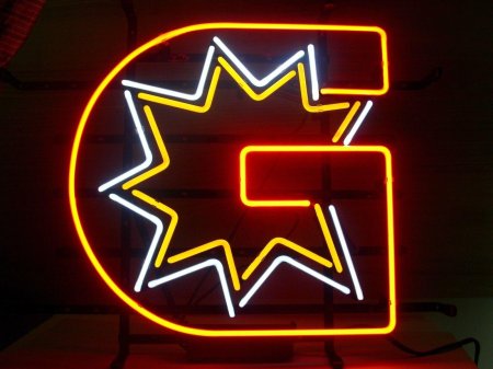 Неоновая вывеска пиво