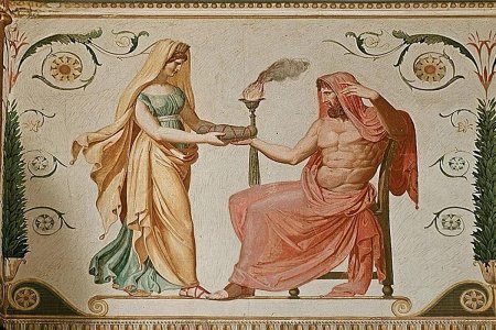 Боги древней Греции Кронос и Рея