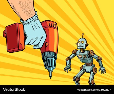 Робот дрель