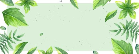 Фон с листиками