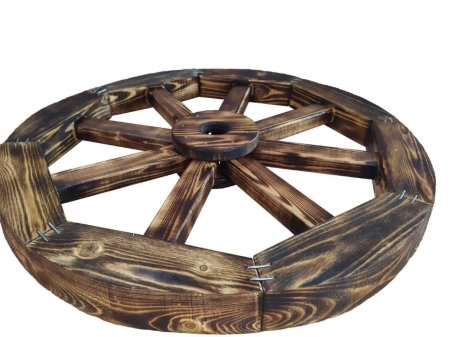 Колесо телеги деревянное